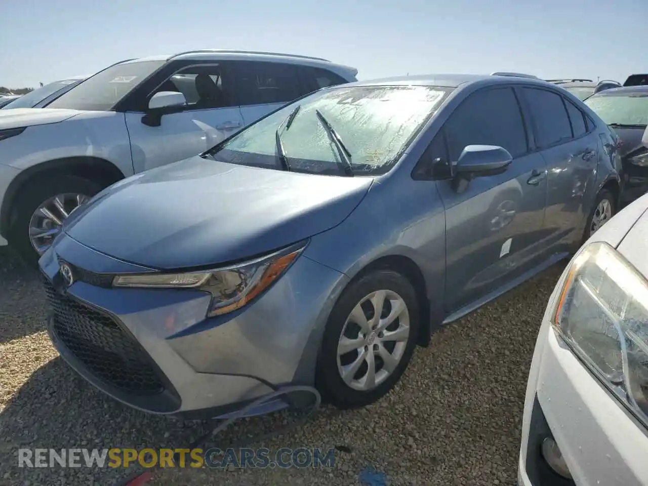 1 Photograph of a damaged car 5YFEPRAE6LP106799 TOYOTA COROLLA 2020