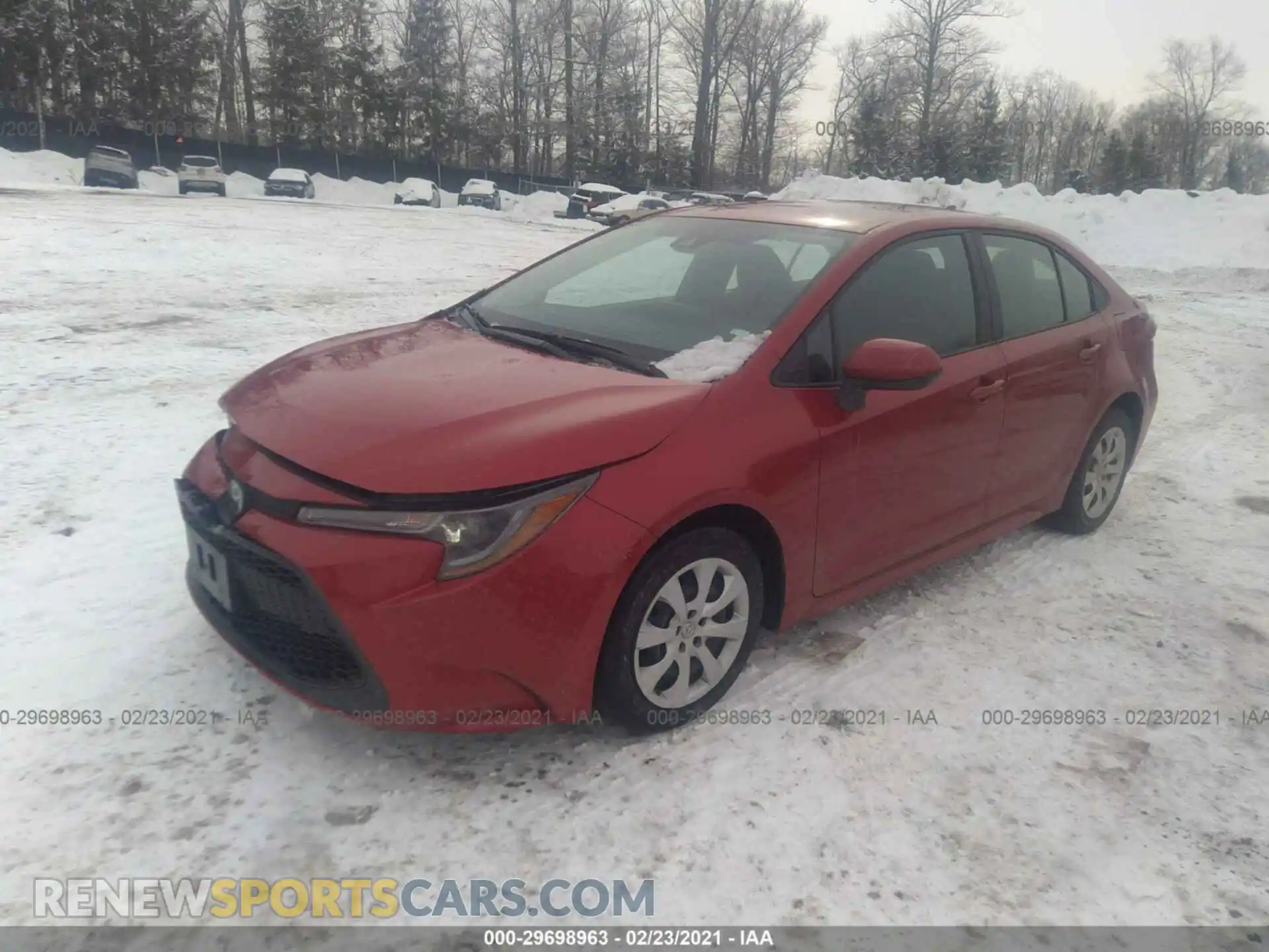 2 Photograph of a damaged car 5YFEPRAE6LP108276 TOYOTA COROLLA 2020