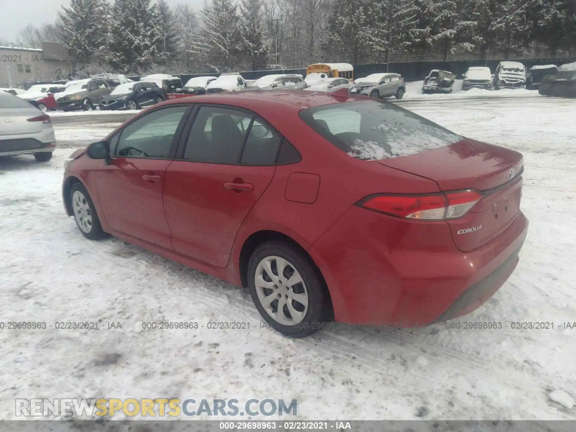 3 Photograph of a damaged car 5YFEPRAE6LP108276 TOYOTA COROLLA 2020