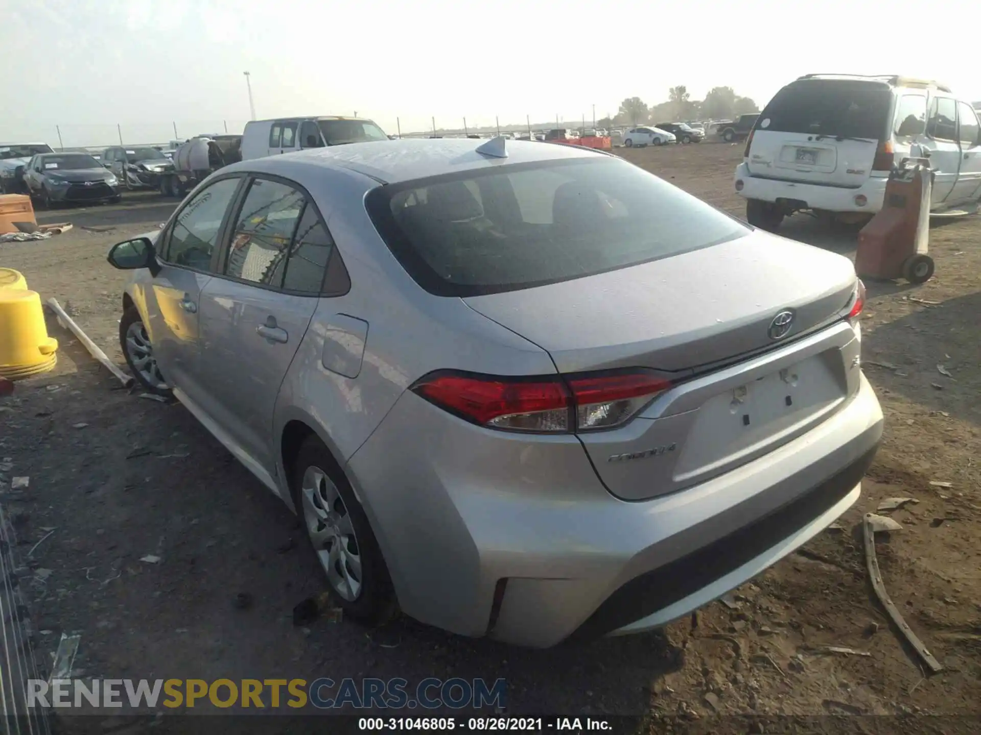 3 Photograph of a damaged car 5YFEPRAE6LP108519 TOYOTA COROLLA 2020