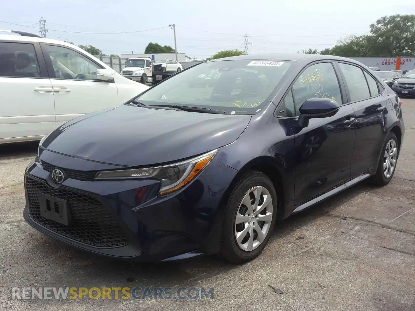 2 Photograph of a damaged car 5YFEPRAE6LP113798 TOYOTA COROLLA 2020