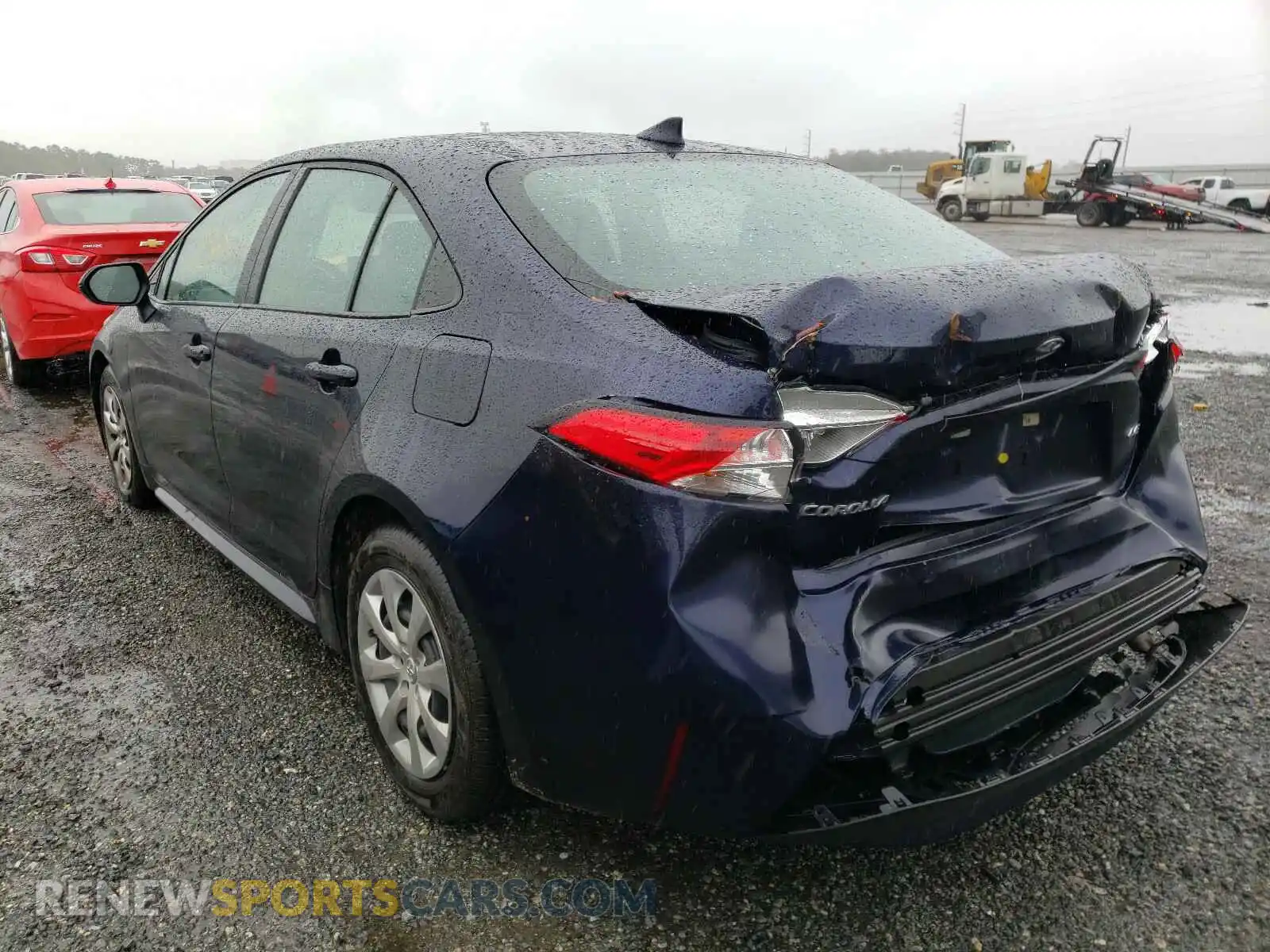 3 Photograph of a damaged car 5YFEPRAE6LP114787 TOYOTA COROLLA 2020