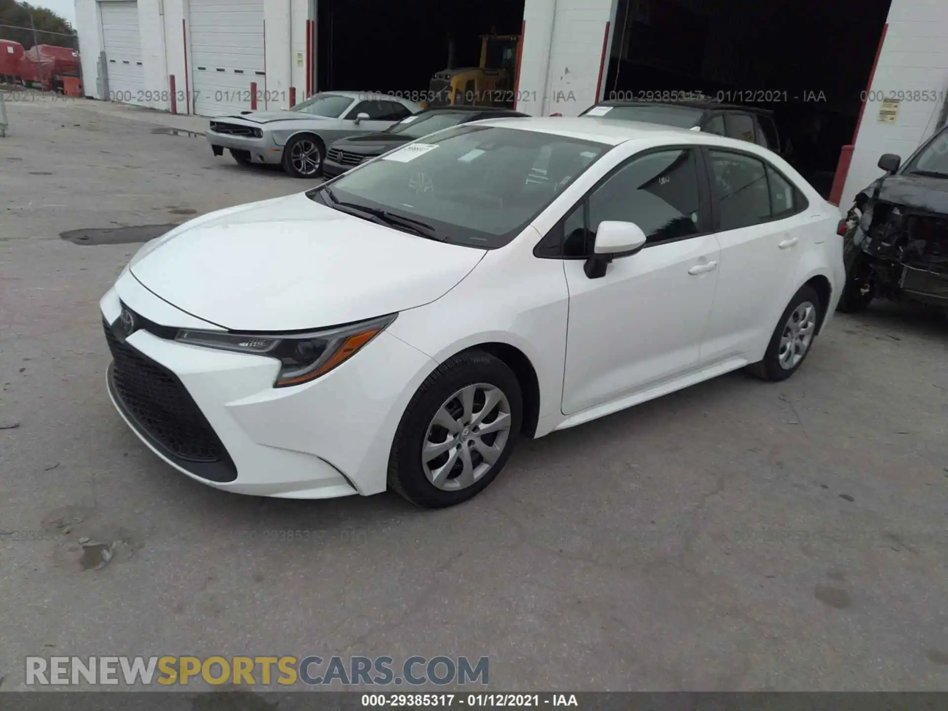 2 Photograph of a damaged car 5YFEPRAE6LP117981 TOYOTA COROLLA 2020