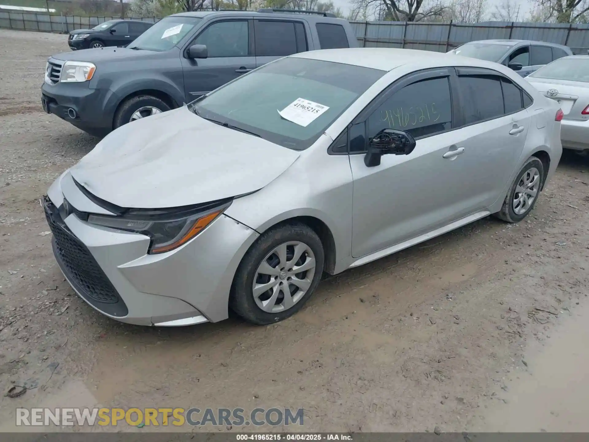2 Photograph of a damaged car 5YFEPRAE6LP127409 TOYOTA COROLLA 2020
