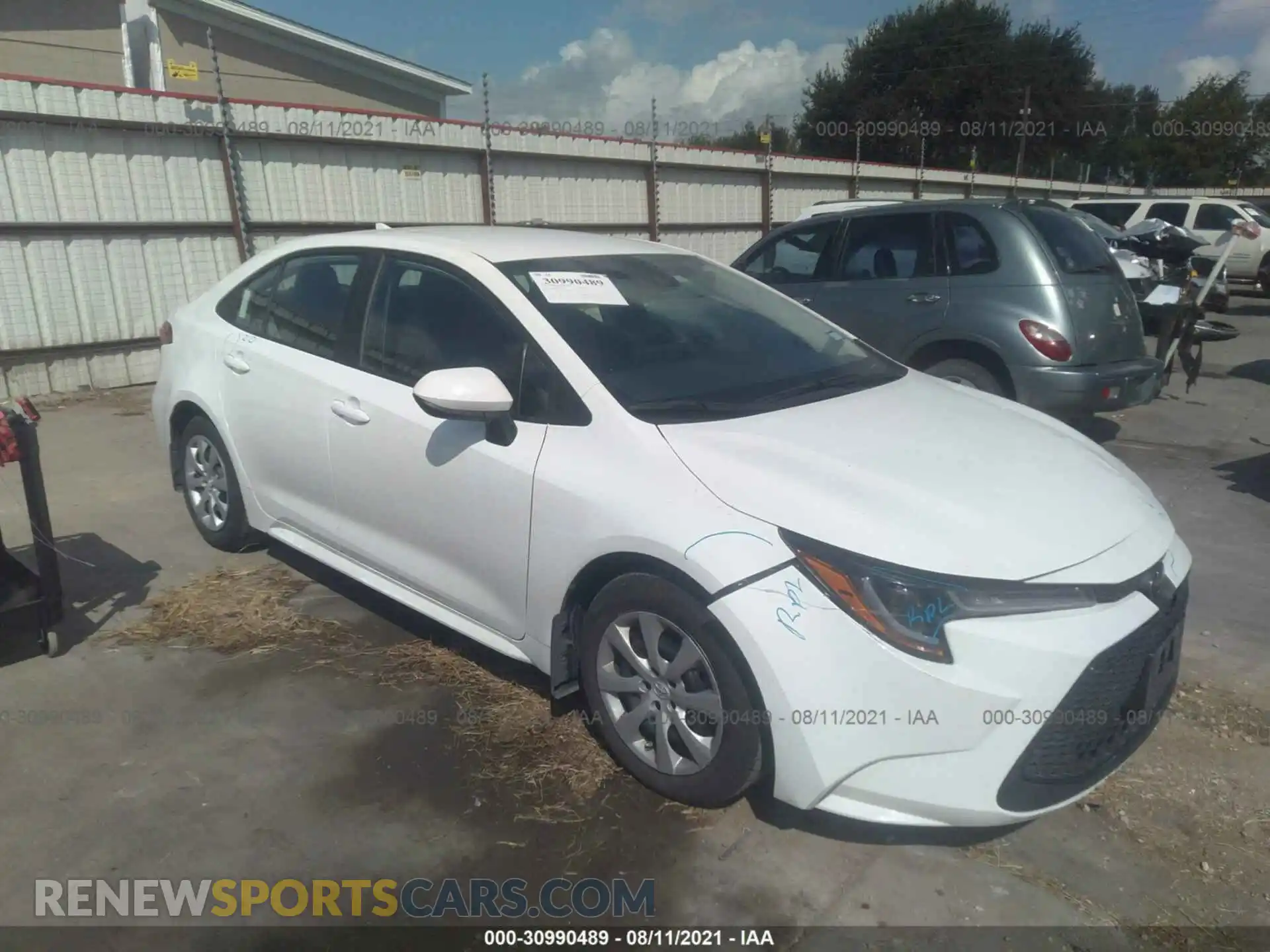 1 fotografías del automóvil dañado 5YFEPRAE6LP135249 TOYOTA COROLLA 2020