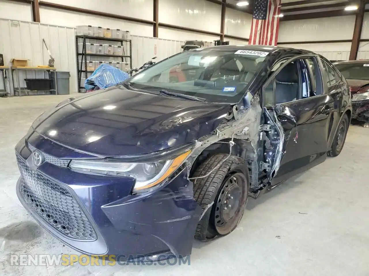 2 Photograph of a damaged car 5YFEPRAE6LP142055 TOYOTA COROLLA 2020