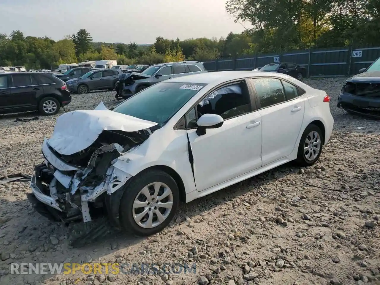 1 Photograph of a damaged car 5YFEPRAE6LP146767 TOYOTA COROLLA 2020