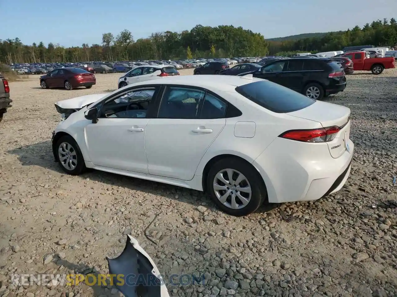 2 Photograph of a damaged car 5YFEPRAE6LP146767 TOYOTA COROLLA 2020