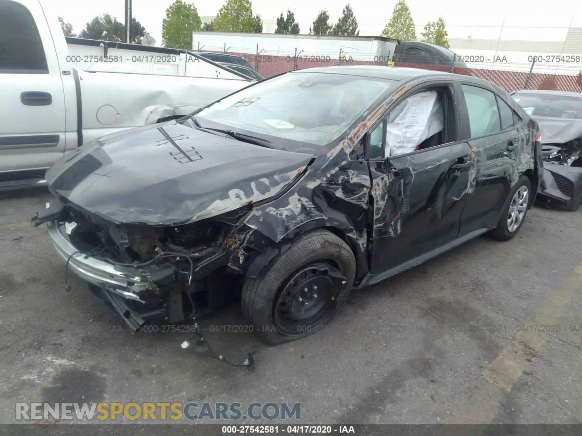 2 Photograph of a damaged car 5YFEPRAE7LP001933 TOYOTA COROLLA 2020