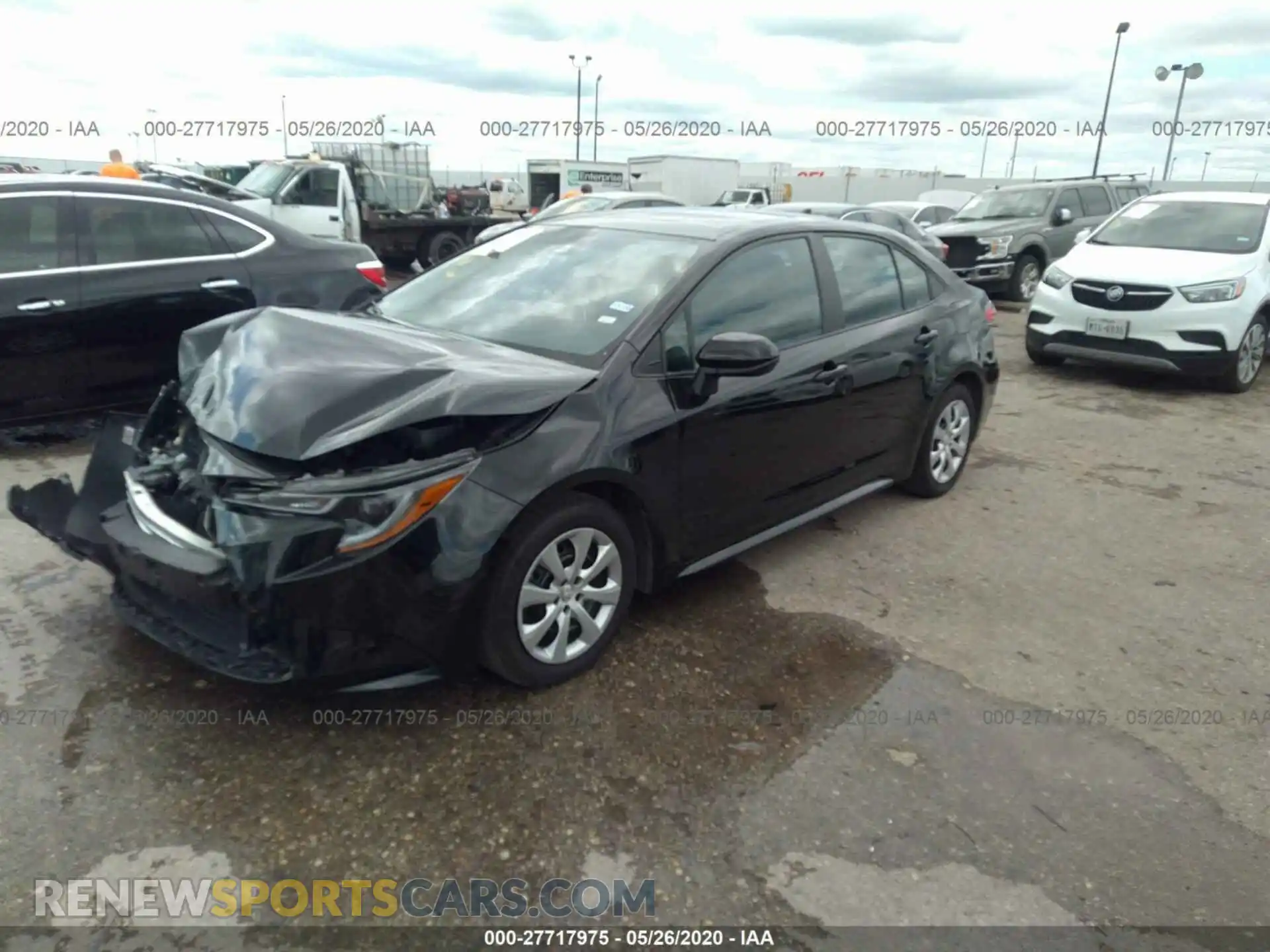 2 Photograph of a damaged car 5YFEPRAE7LP004914 TOYOTA COROLLA 2020