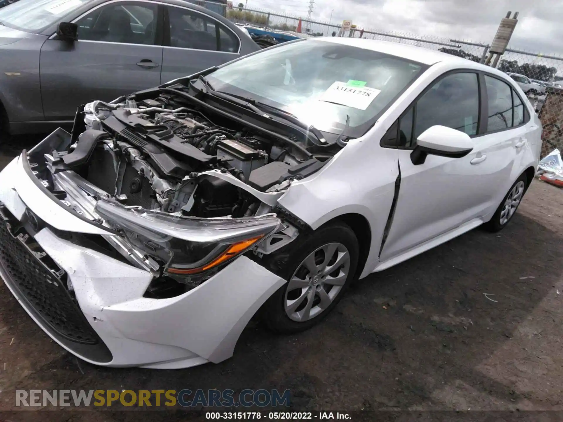 2 Фотография поврежденного автомобиля 5YFEPRAE7LP014200 TOYOTA COROLLA 2020