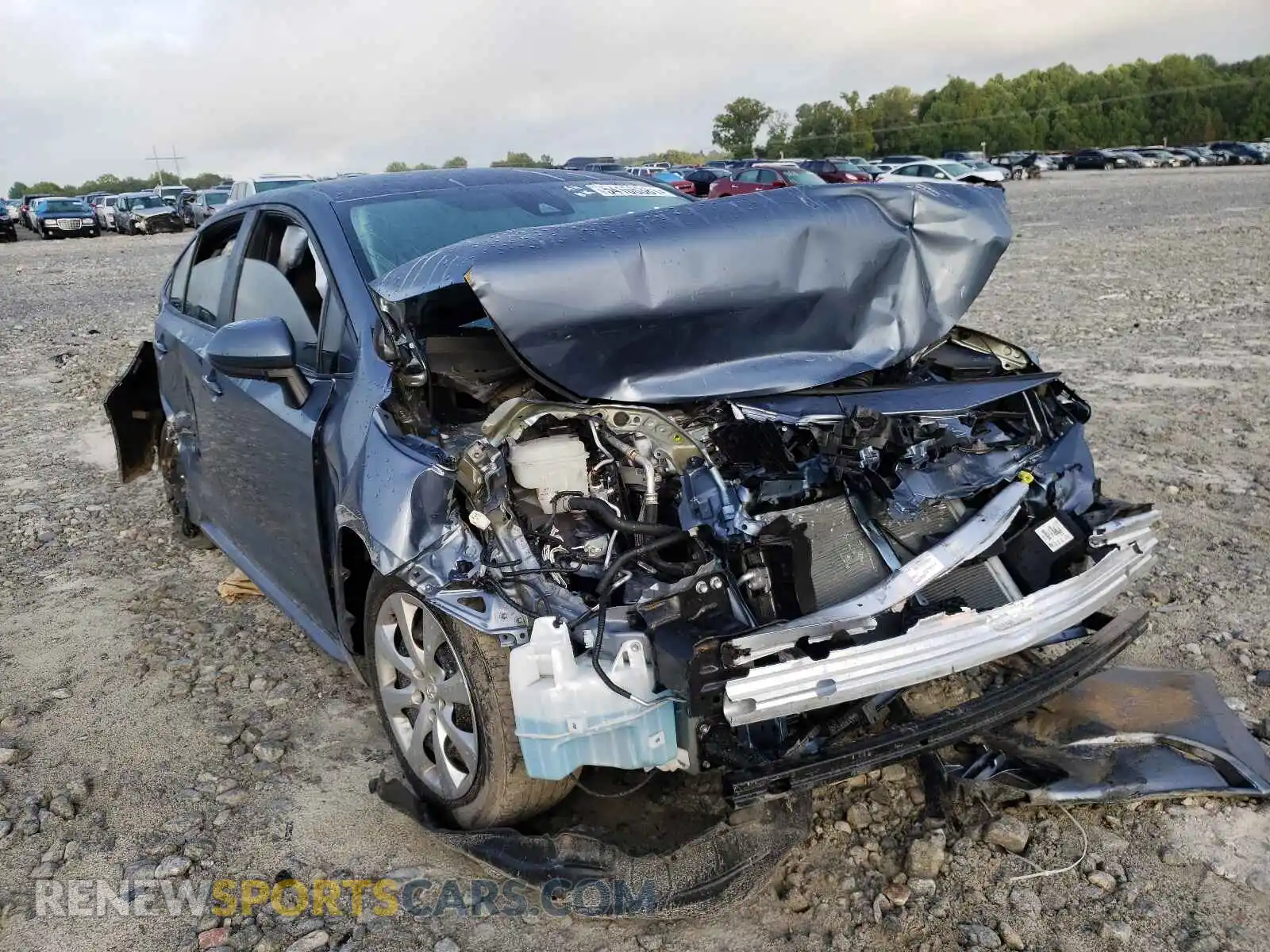 1 Photograph of a damaged car 5YFEPRAE7LP018179 TOYOTA COROLLA 2020