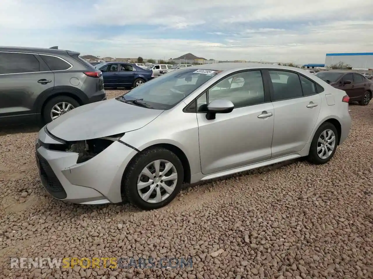 1 Photograph of a damaged car 5YFEPRAE7LP018697 TOYOTA COROLLA 2020