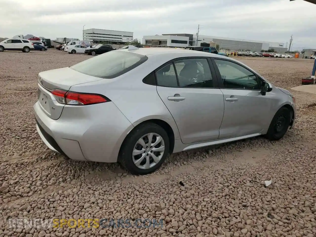 3 Photograph of a damaged car 5YFEPRAE7LP018697 TOYOTA COROLLA 2020