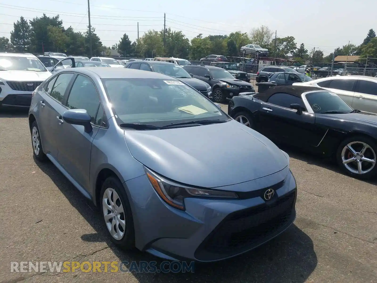 1 Photograph of a damaged car 5YFEPRAE7LP020188 TOYOTA COROLLA 2020