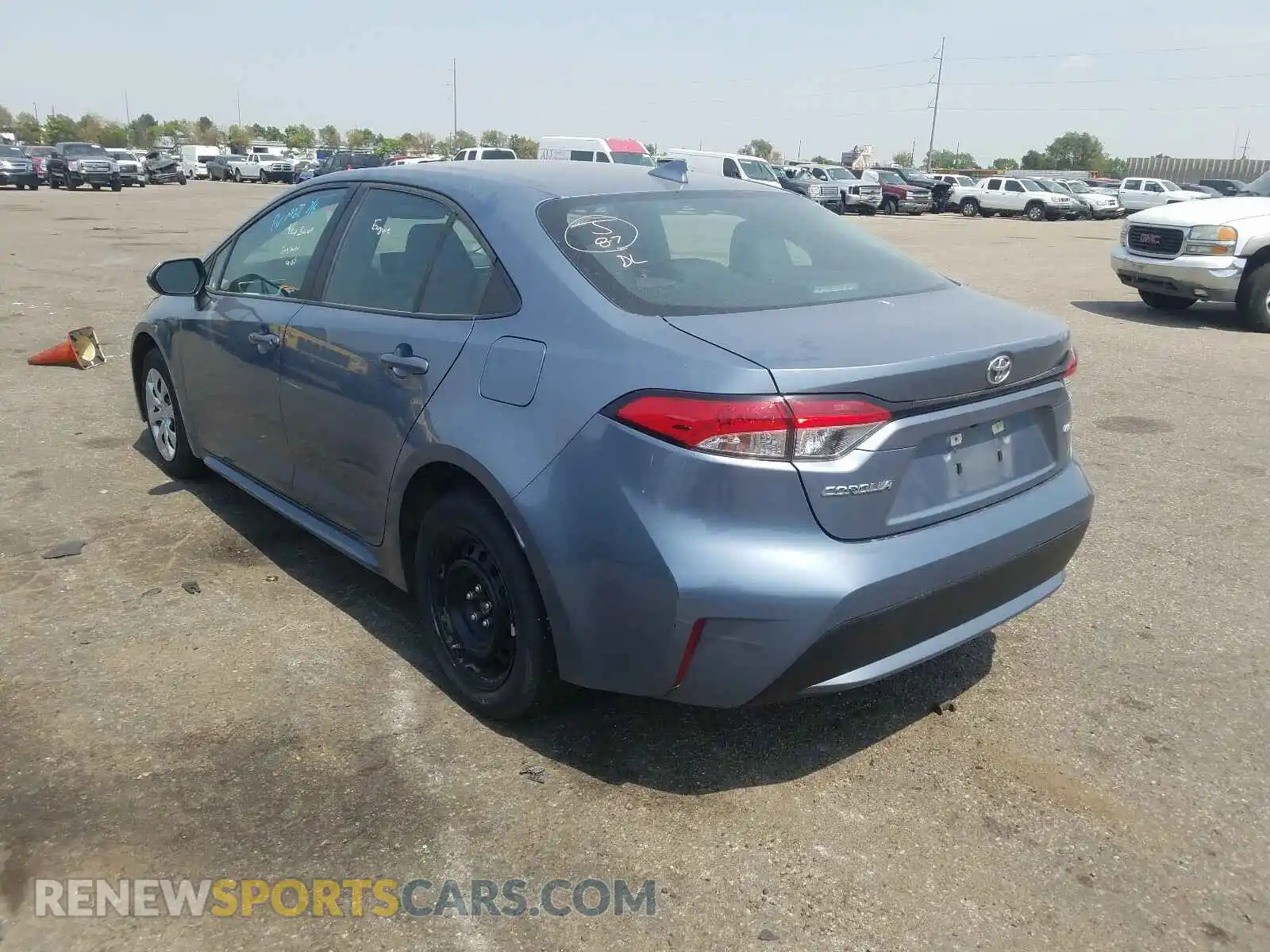 3 Photograph of a damaged car 5YFEPRAE7LP020188 TOYOTA COROLLA 2020