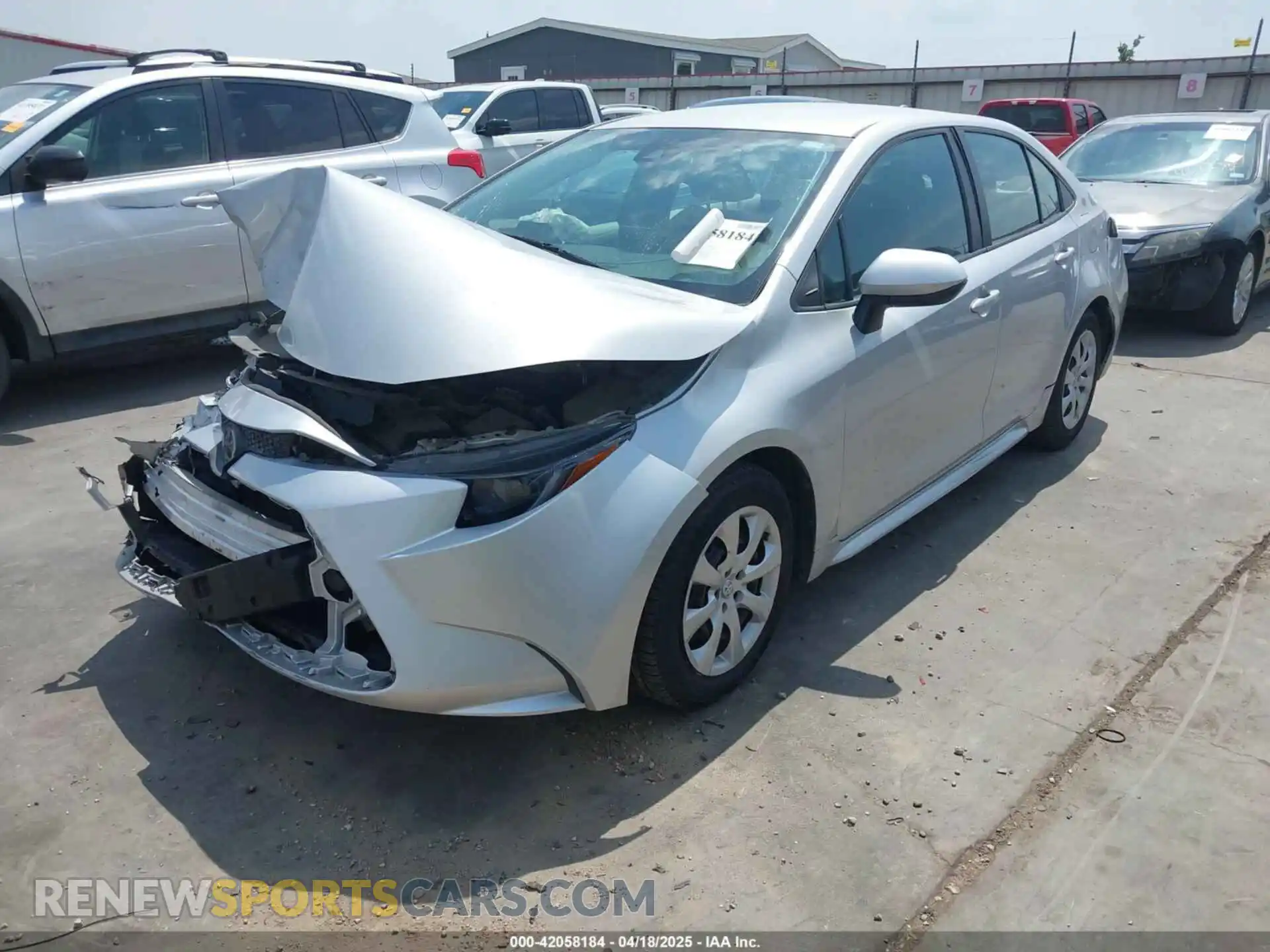 2 Photograph of a damaged car 5YFEPRAE7LP022460 TOYOTA COROLLA 2020