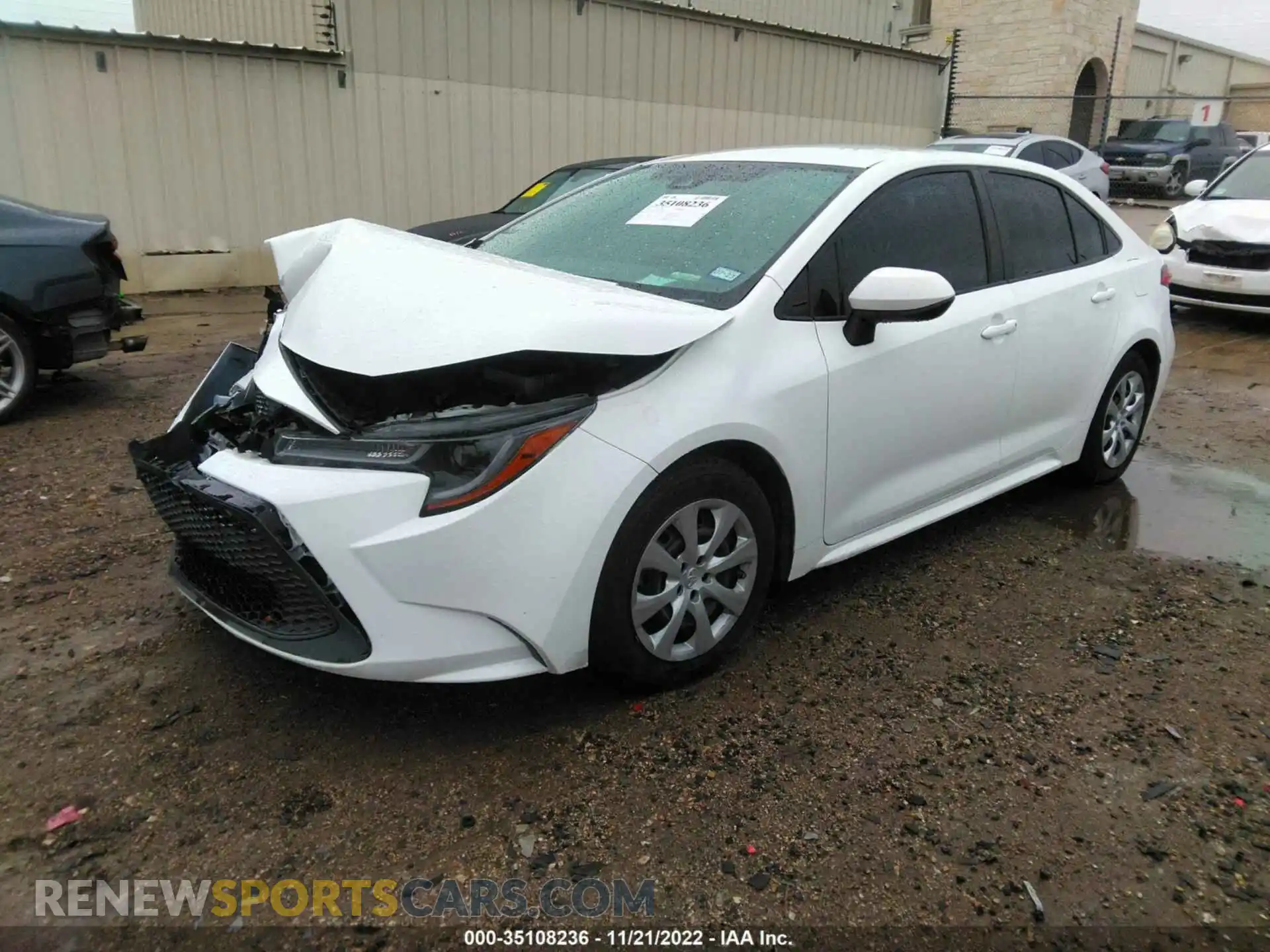2 Photograph of a damaged car 5YFEPRAE7LP028968 TOYOTA COROLLA 2020