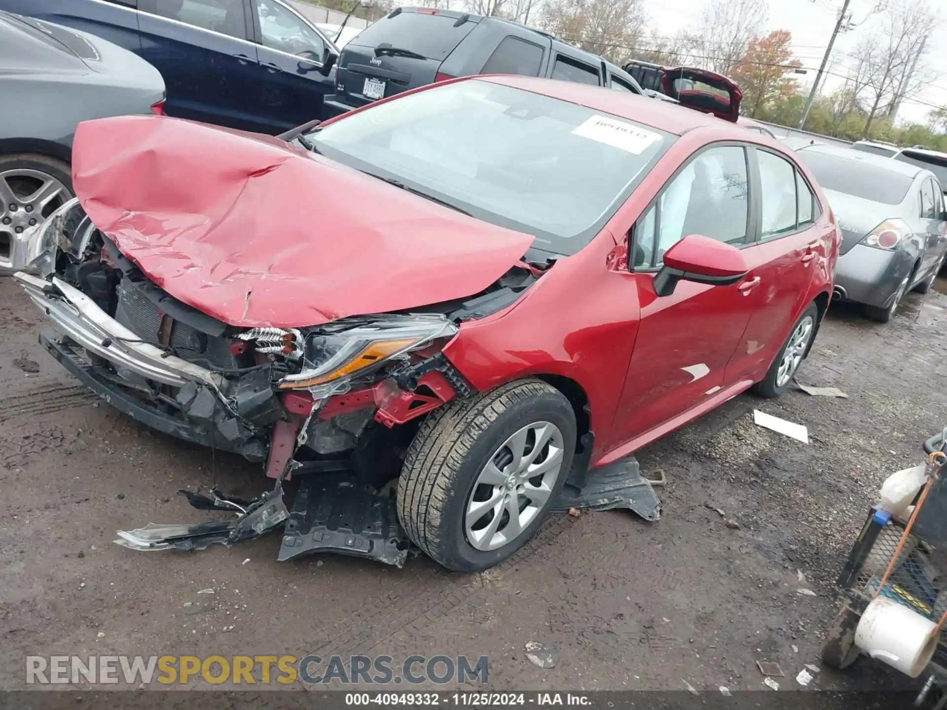 2 Photograph of a damaged car 5YFEPRAE7LP034169 TOYOTA COROLLA 2020