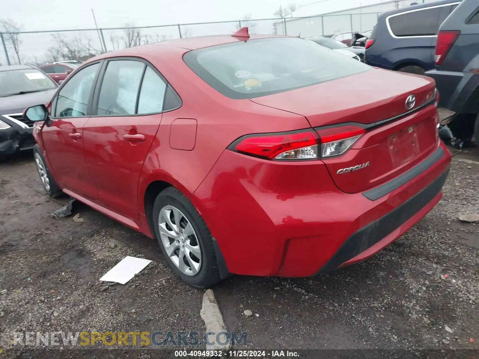 3 Photograph of a damaged car 5YFEPRAE7LP034169 TOYOTA COROLLA 2020