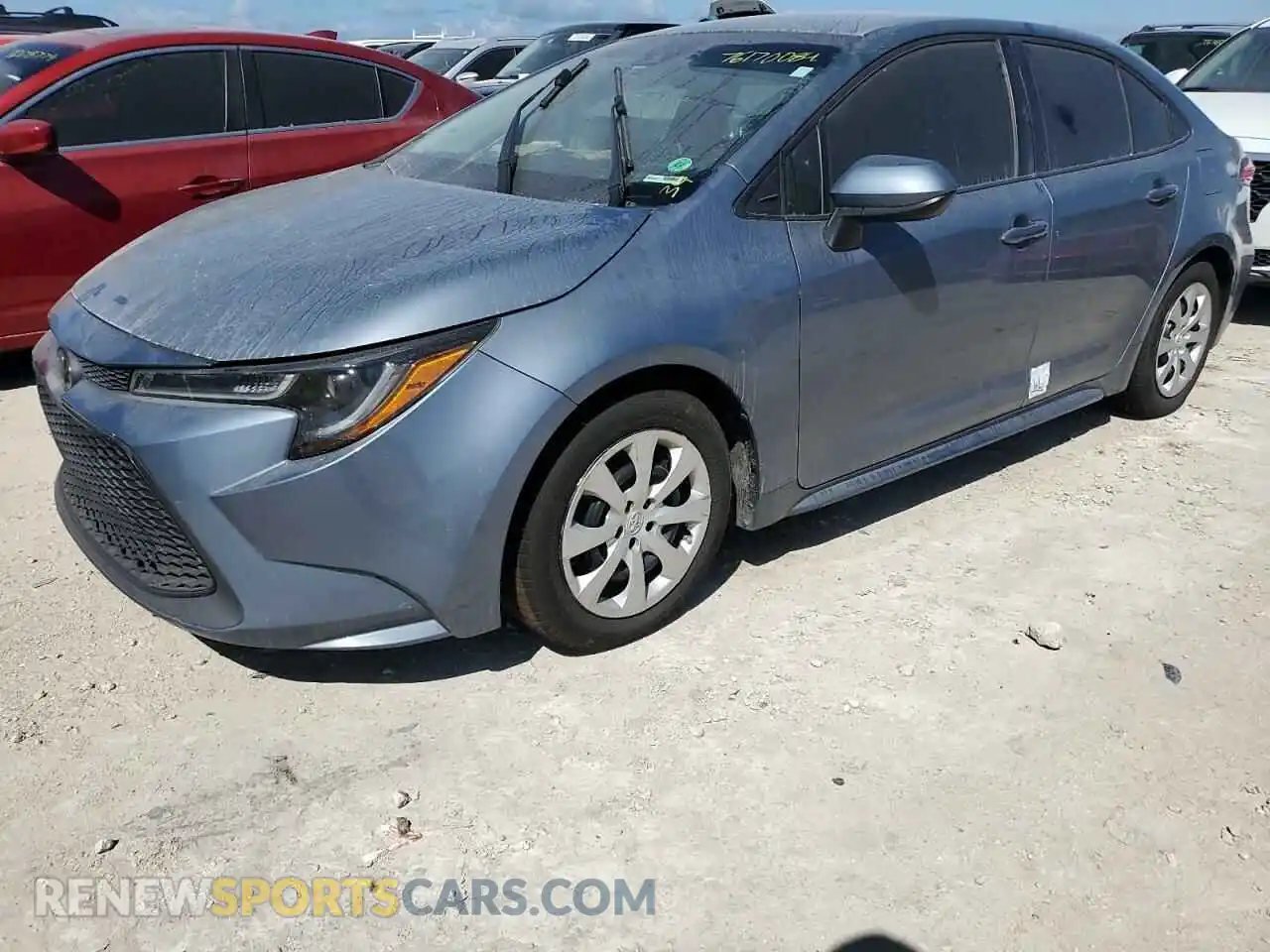 1 Photograph of a damaged car 5YFEPRAE7LP037427 TOYOTA COROLLA 2020