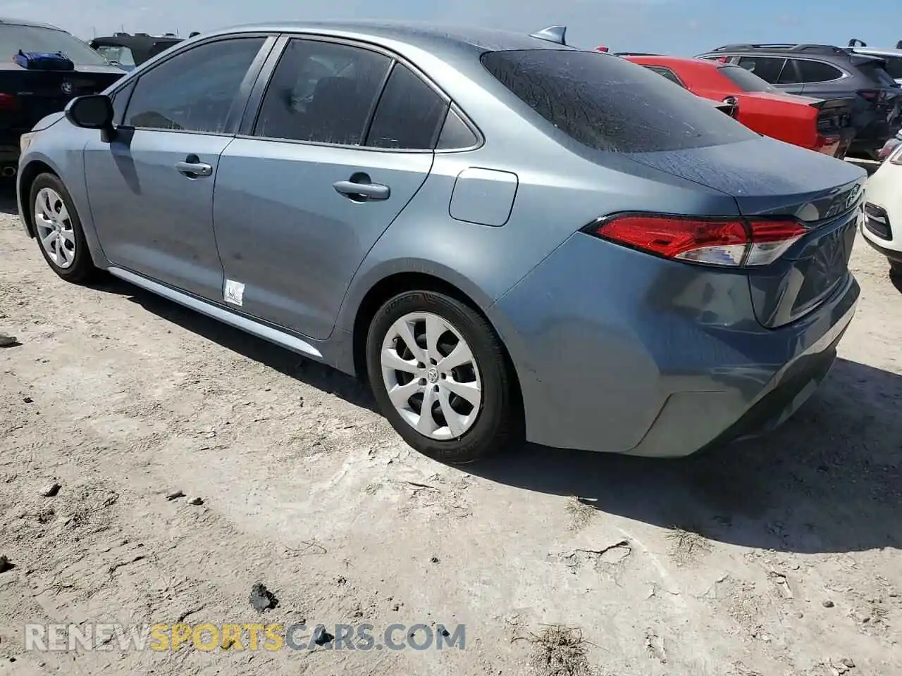 2 Photograph of a damaged car 5YFEPRAE7LP037427 TOYOTA COROLLA 2020