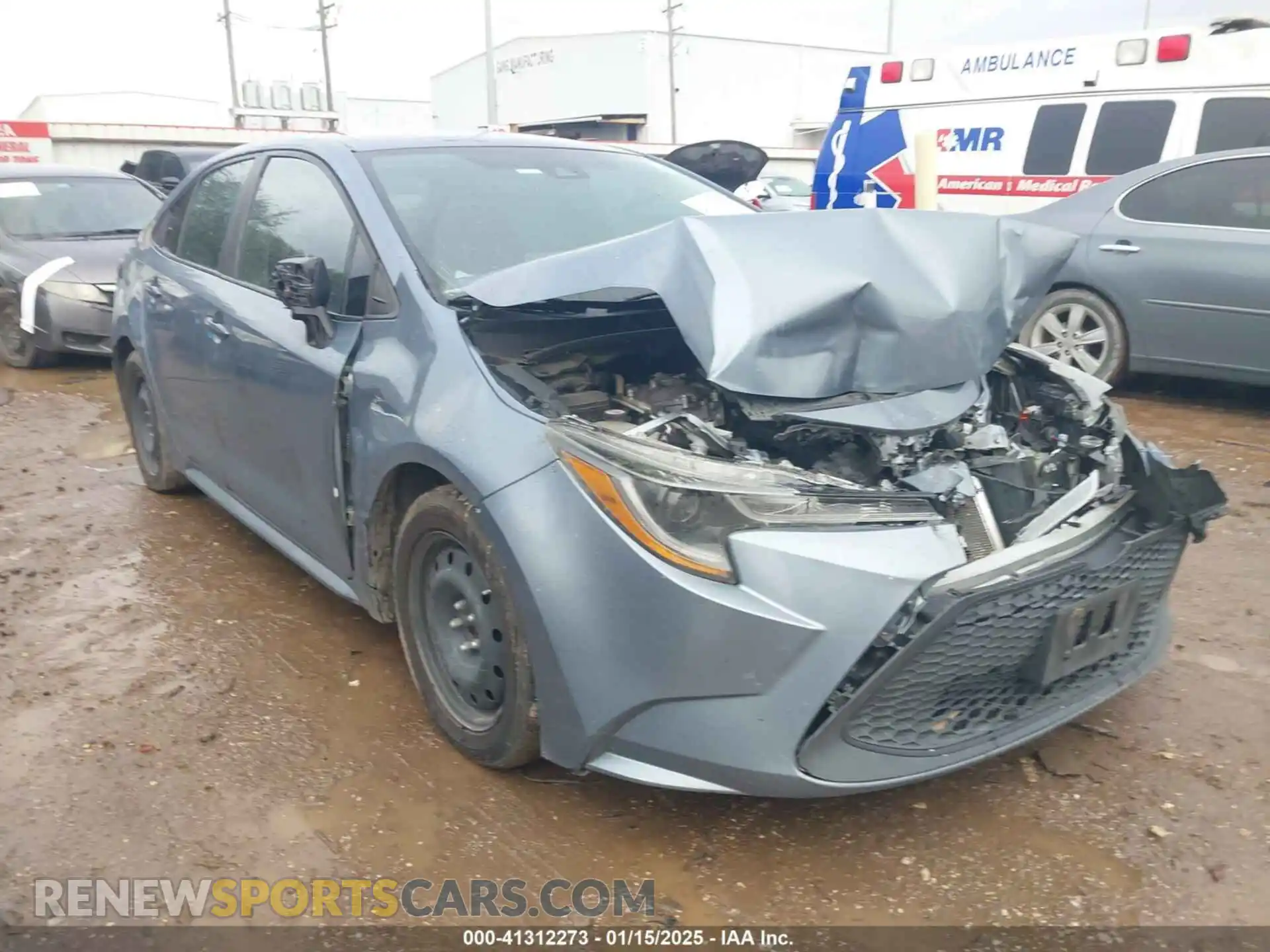 1 Photograph of a damaged car 5YFEPRAE7LP042109 TOYOTA COROLLA 2020
