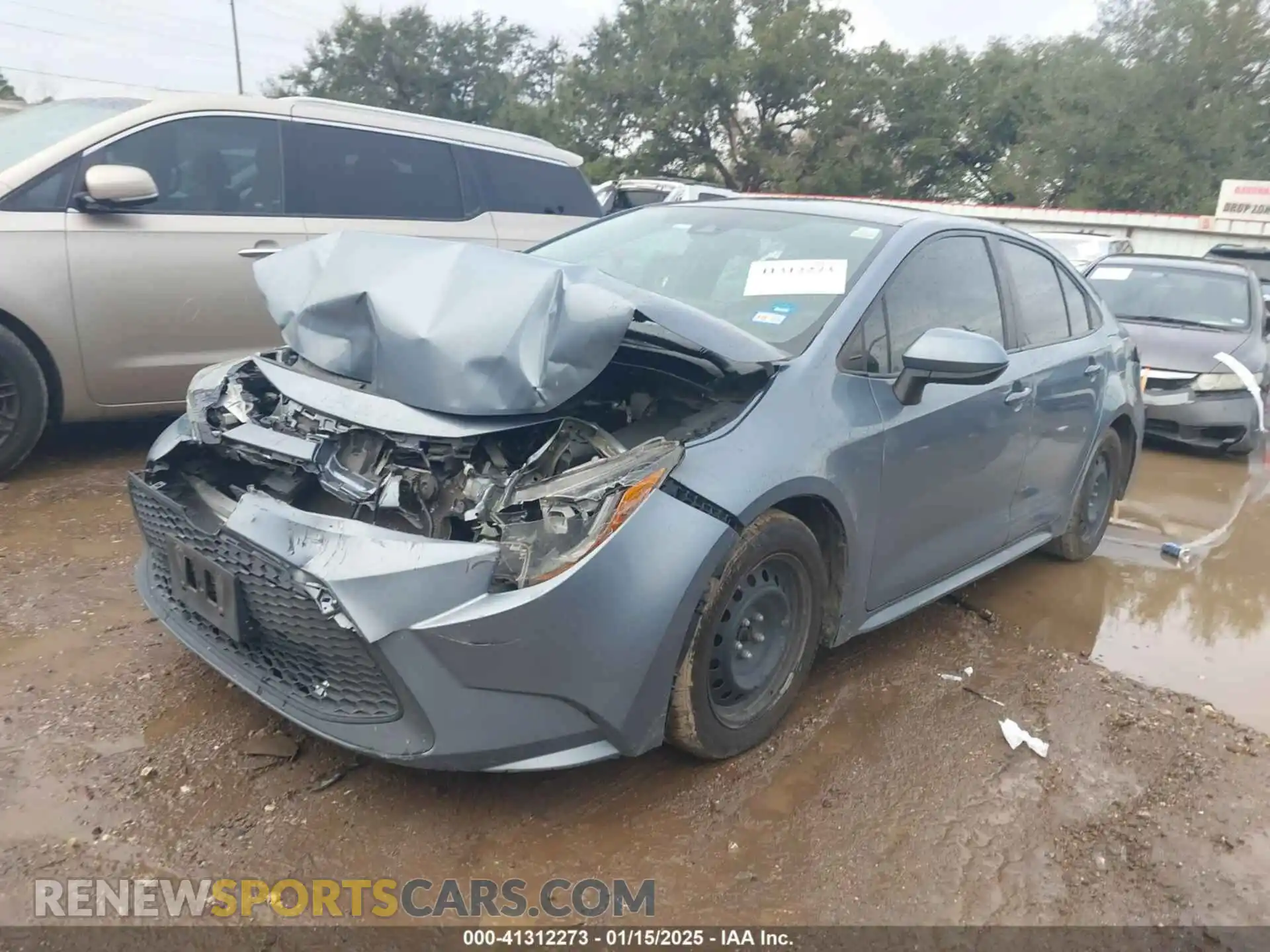 2 Photograph of a damaged car 5YFEPRAE7LP042109 TOYOTA COROLLA 2020
