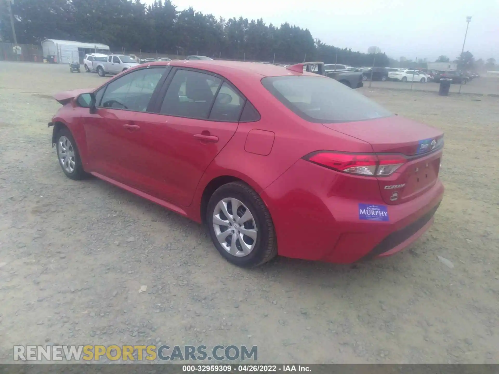 3 Photograph of a damaged car 5YFEPRAE7LP047343 TOYOTA COROLLA 2020