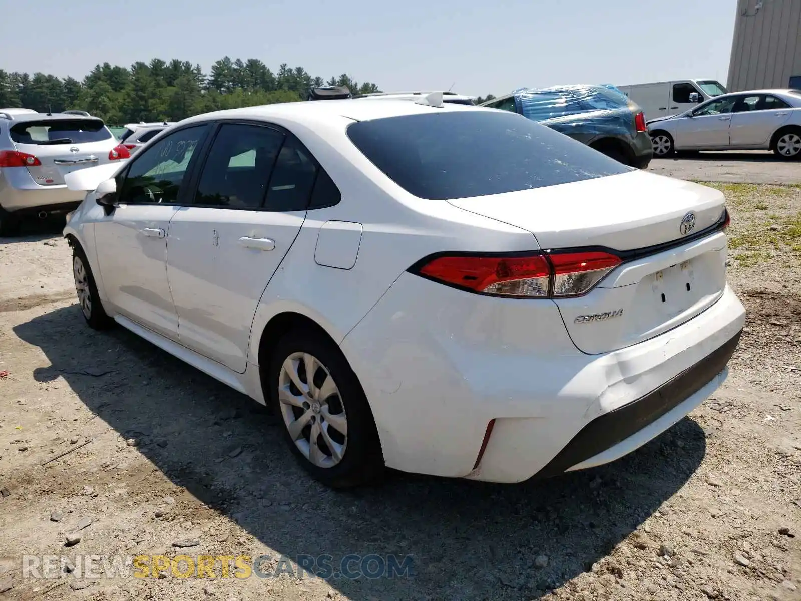 3 Photograph of a damaged car 5YFEPRAE7LP049397 TOYOTA COROLLA 2020