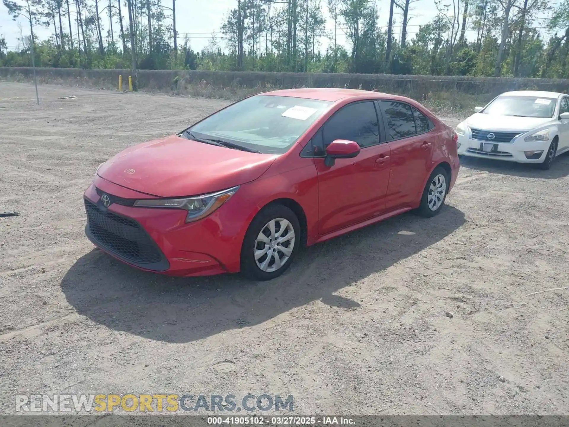 2 Photograph of a damaged car 5YFEPRAE7LP057743 TOYOTA COROLLA 2020