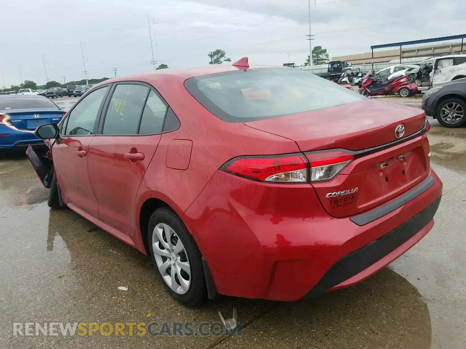 3 Photograph of a damaged car 5YFEPRAE7LP060447 TOYOTA COROLLA 2020