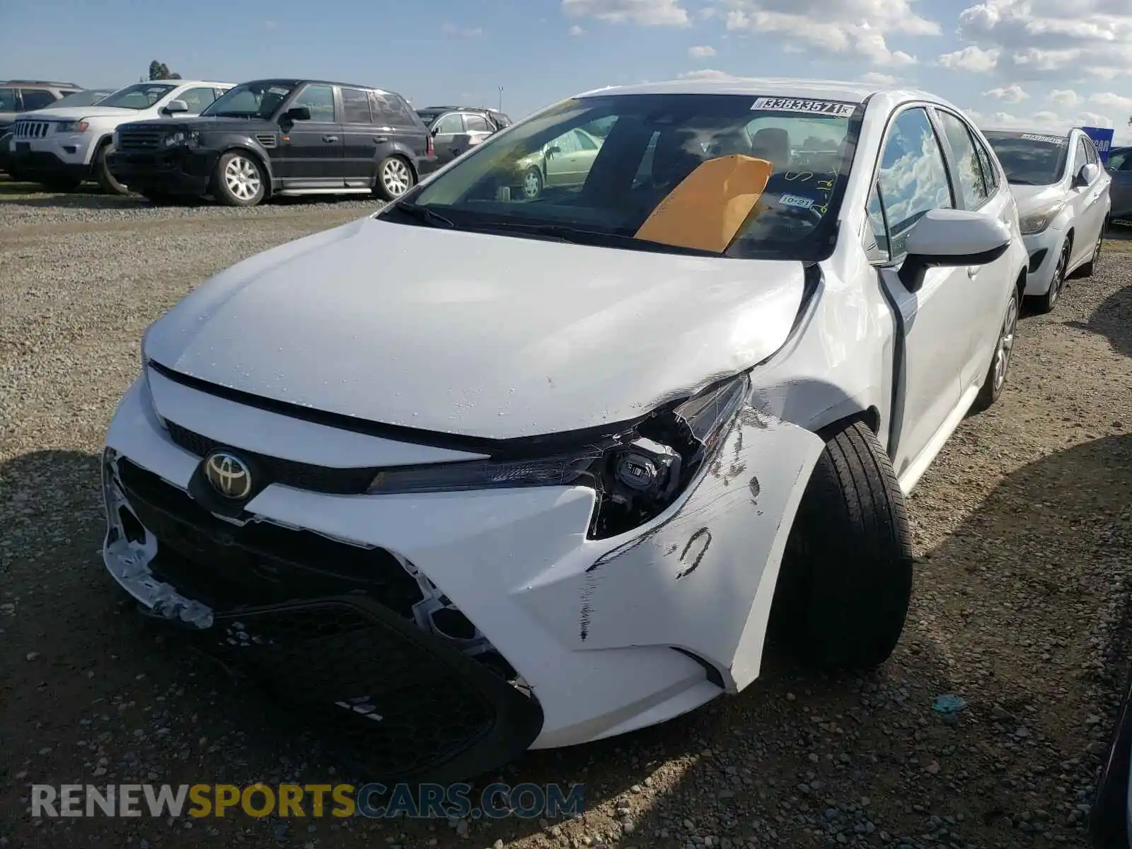 2 Фотография поврежденного автомобиля 5YFEPRAE7LP075711 TOYOTA COROLLA 2020