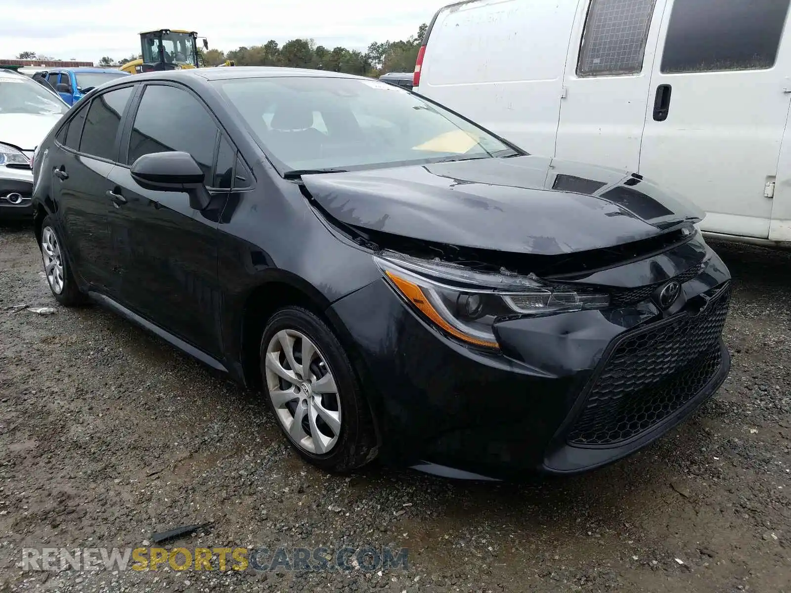 1 Photograph of a damaged car 5YFEPRAE7LP076390 TOYOTA COROLLA 2020