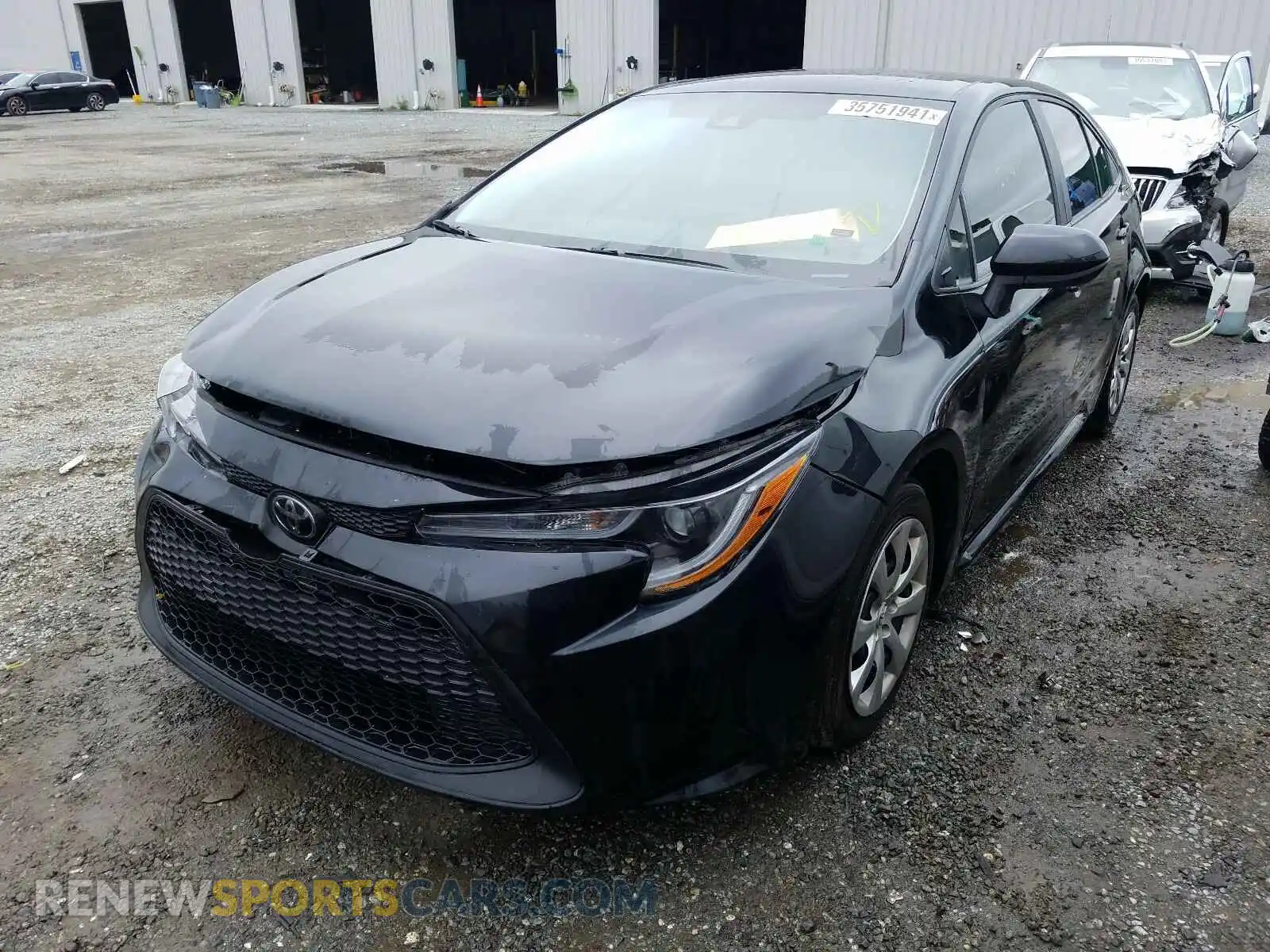 2 Photograph of a damaged car 5YFEPRAE7LP076390 TOYOTA COROLLA 2020