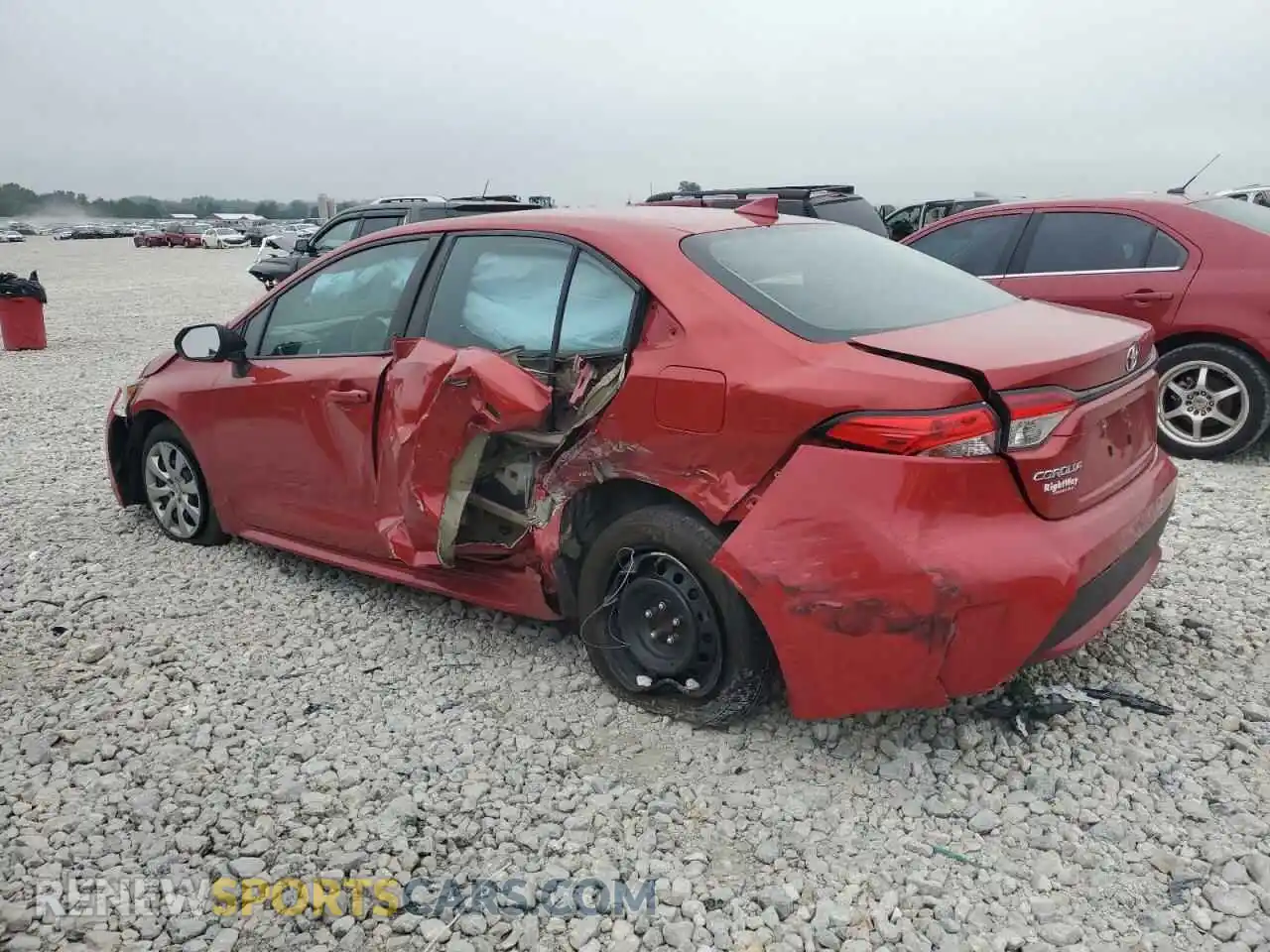 2 Photograph of a damaged car 5YFEPRAE7LP077443 TOYOTA COROLLA 2020