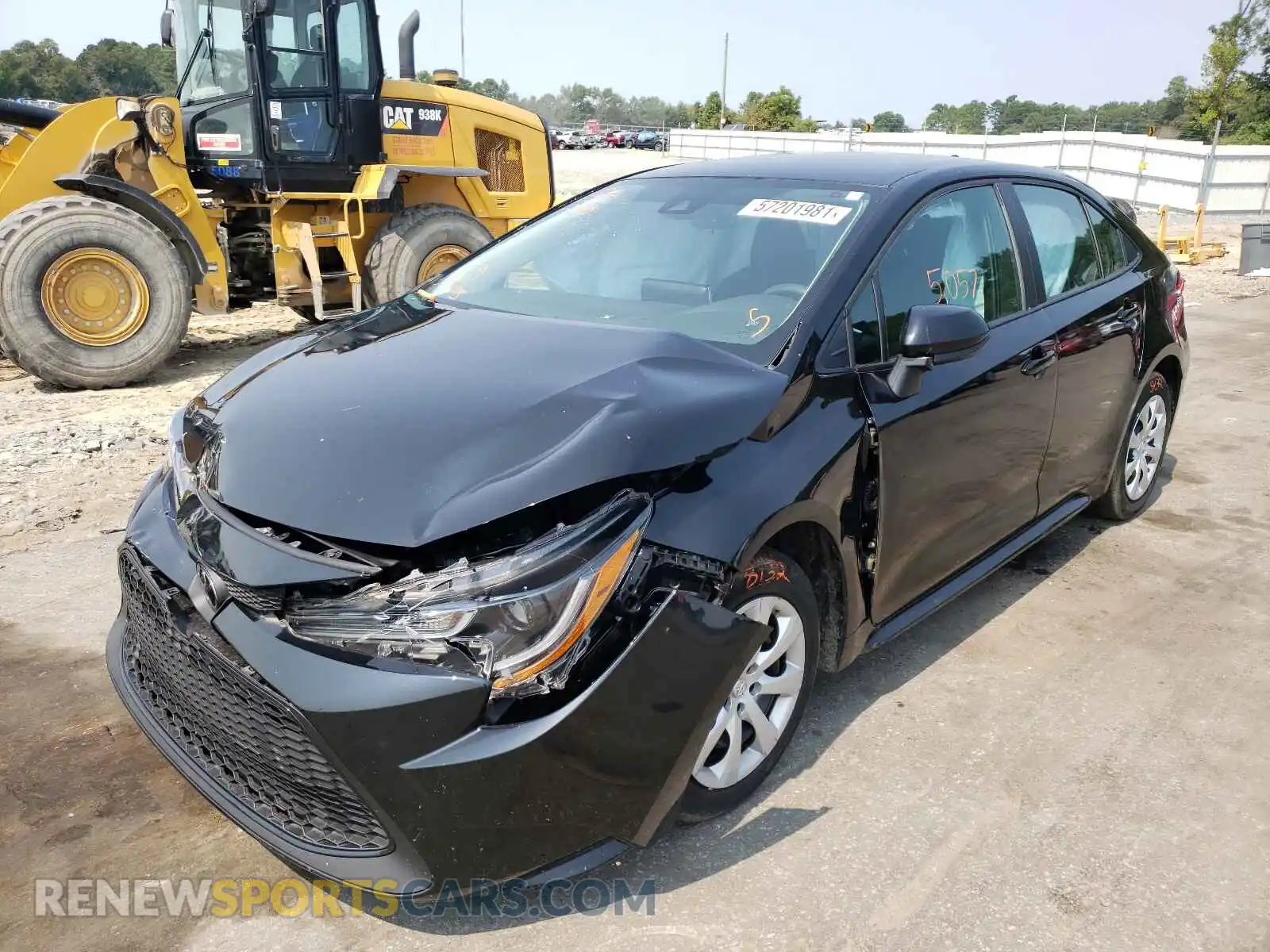 2 Photograph of a damaged car 5YFEPRAE7LP079113 TOYOTA COROLLA 2020