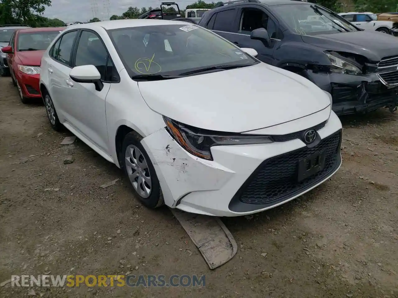 1 Фотография поврежденного автомобиля 5YFEPRAE7LP080245 TOYOTA COROLLA 2020
