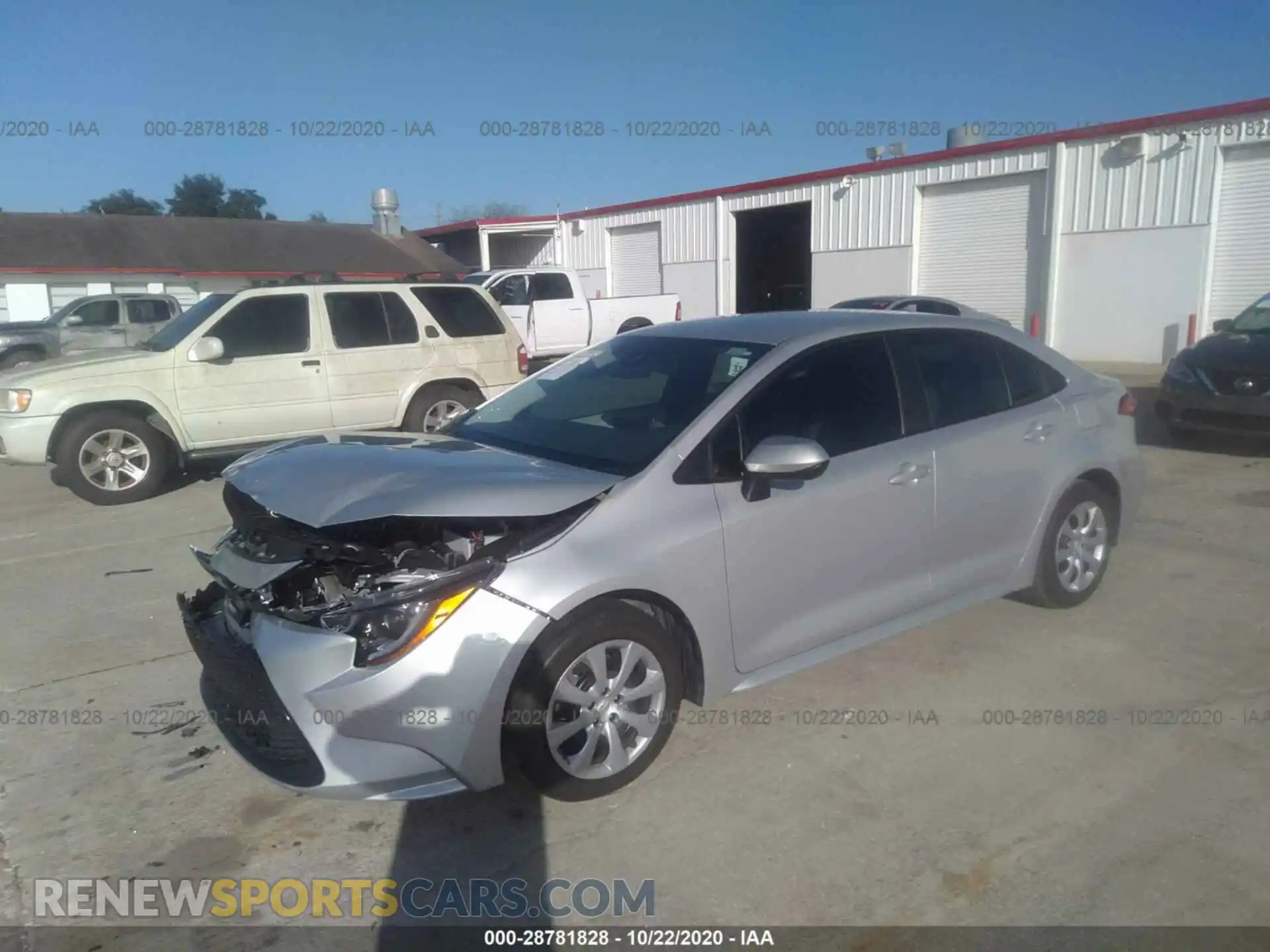 2 Photograph of a damaged car 5YFEPRAE7LP082738 TOYOTA COROLLA 2020