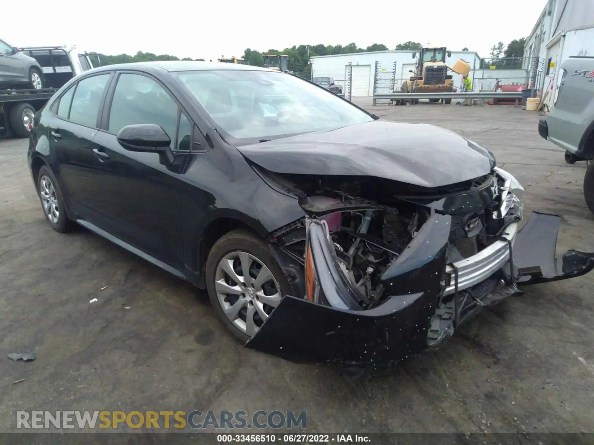 1 Photograph of a damaged car 5YFEPRAE7LP084134 TOYOTA COROLLA 2020