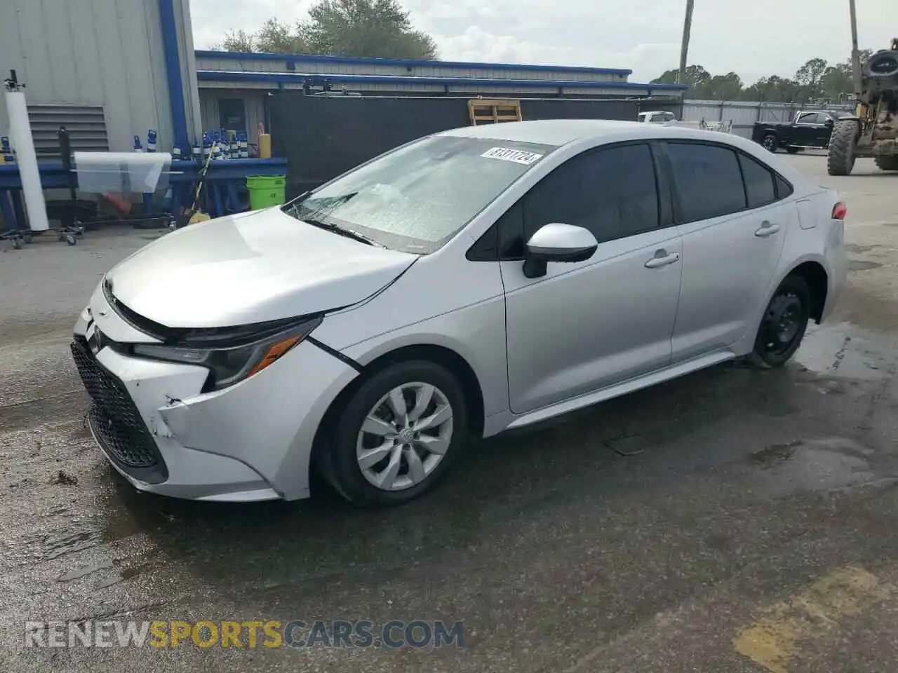 1 Photograph of a damaged car 5YFEPRAE7LP086837 TOYOTA COROLLA 2020