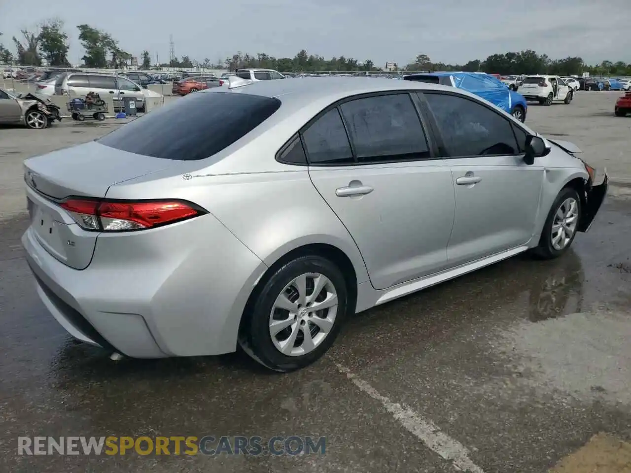 3 Photograph of a damaged car 5YFEPRAE7LP086837 TOYOTA COROLLA 2020