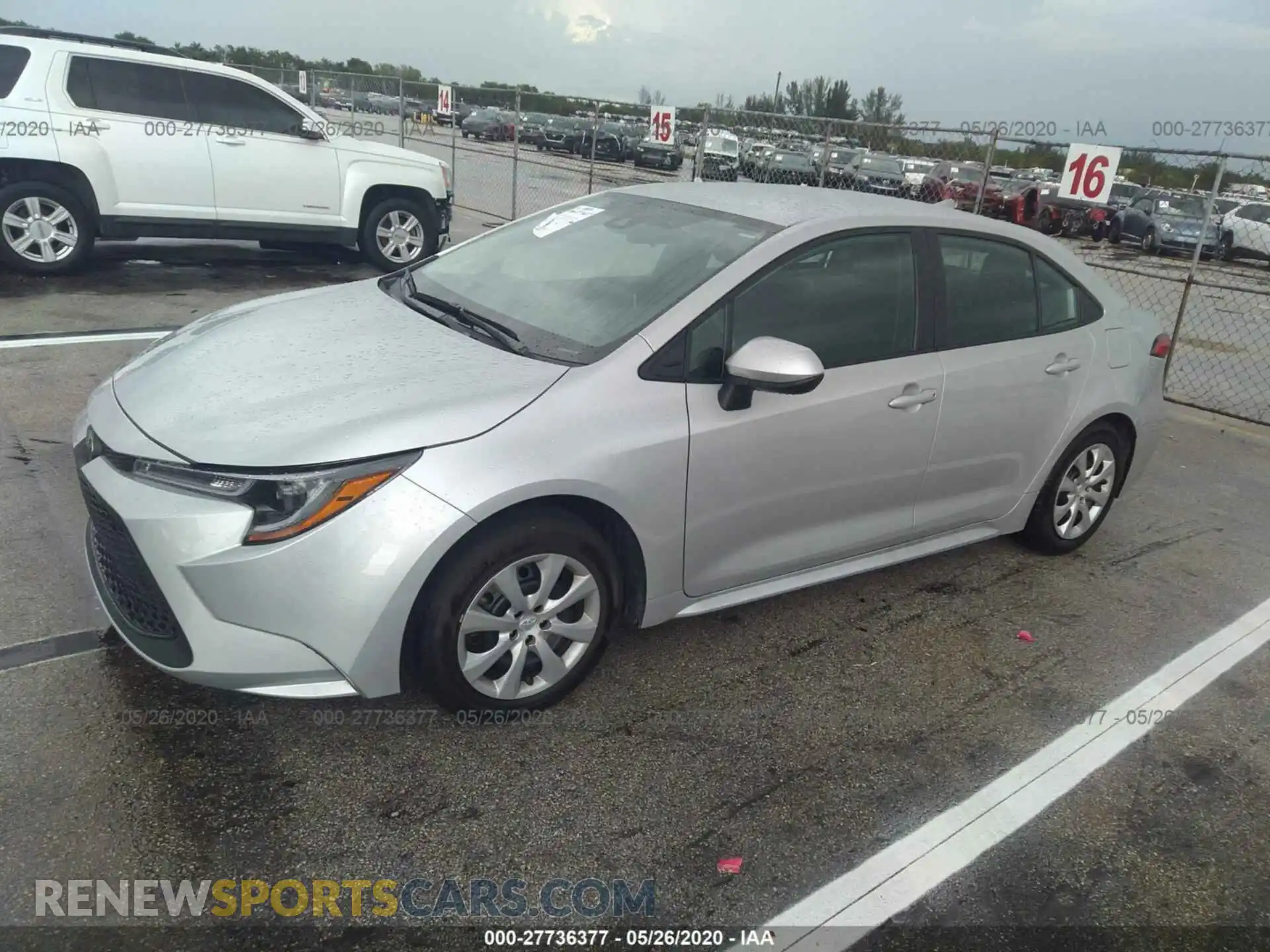 2 Photograph of a damaged car 5YFEPRAE7LP089205 TOYOTA COROLLA 2020