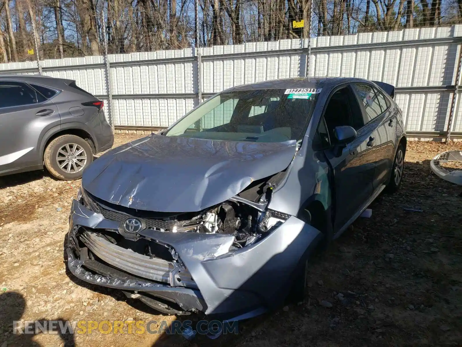 2 Photograph of a damaged car 5YFEPRAE7LP089432 TOYOTA COROLLA 2020