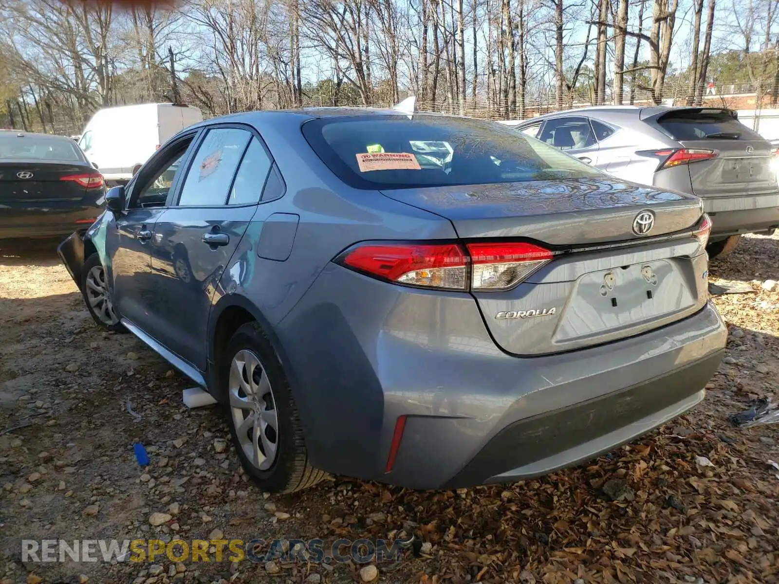 3 Photograph of a damaged car 5YFEPRAE7LP089432 TOYOTA COROLLA 2020