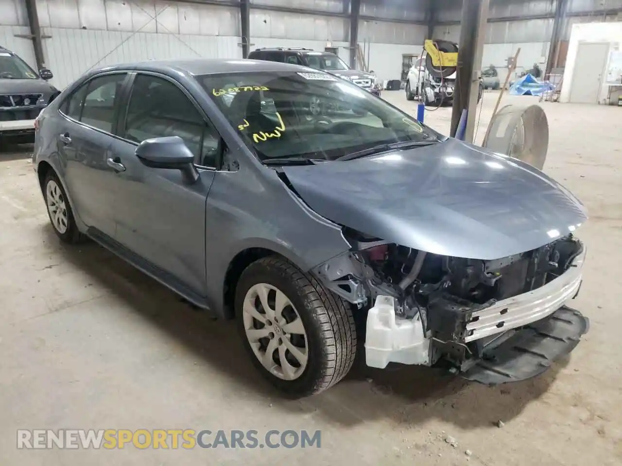 1 Photograph of a damaged car 5YFEPRAE7LP092279 TOYOTA COROLLA 2020