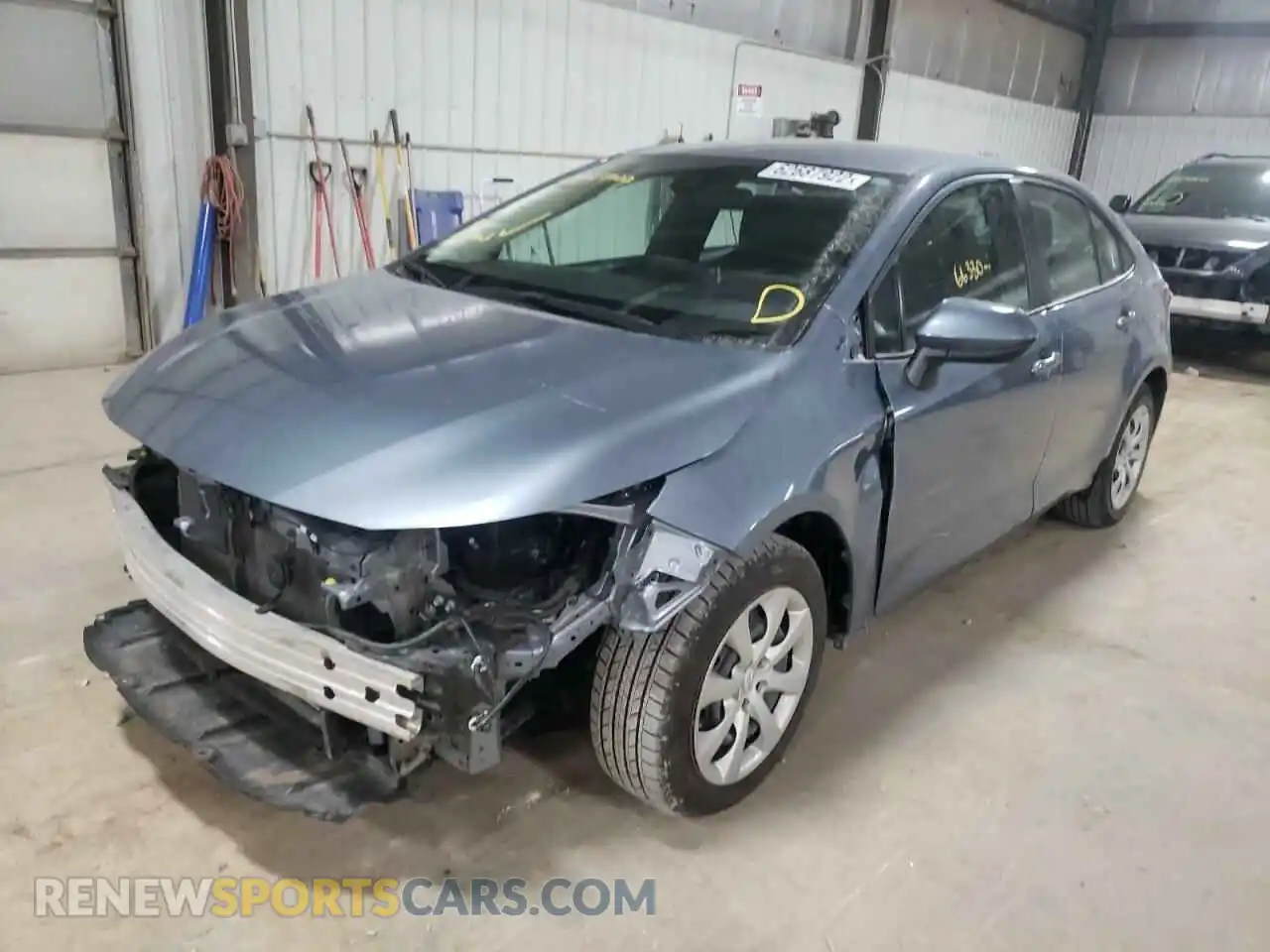 2 Photograph of a damaged car 5YFEPRAE7LP092279 TOYOTA COROLLA 2020