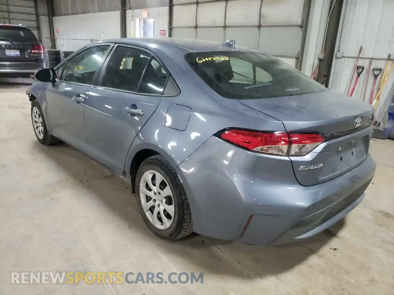 3 Photograph of a damaged car 5YFEPRAE7LP092279 TOYOTA COROLLA 2020