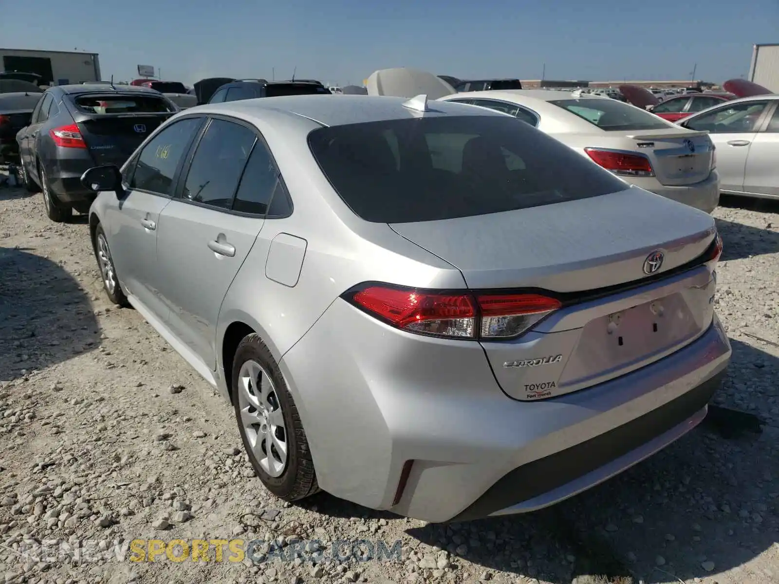 3 Photograph of a damaged car 5YFEPRAE7LP093206 TOYOTA COROLLA 2020