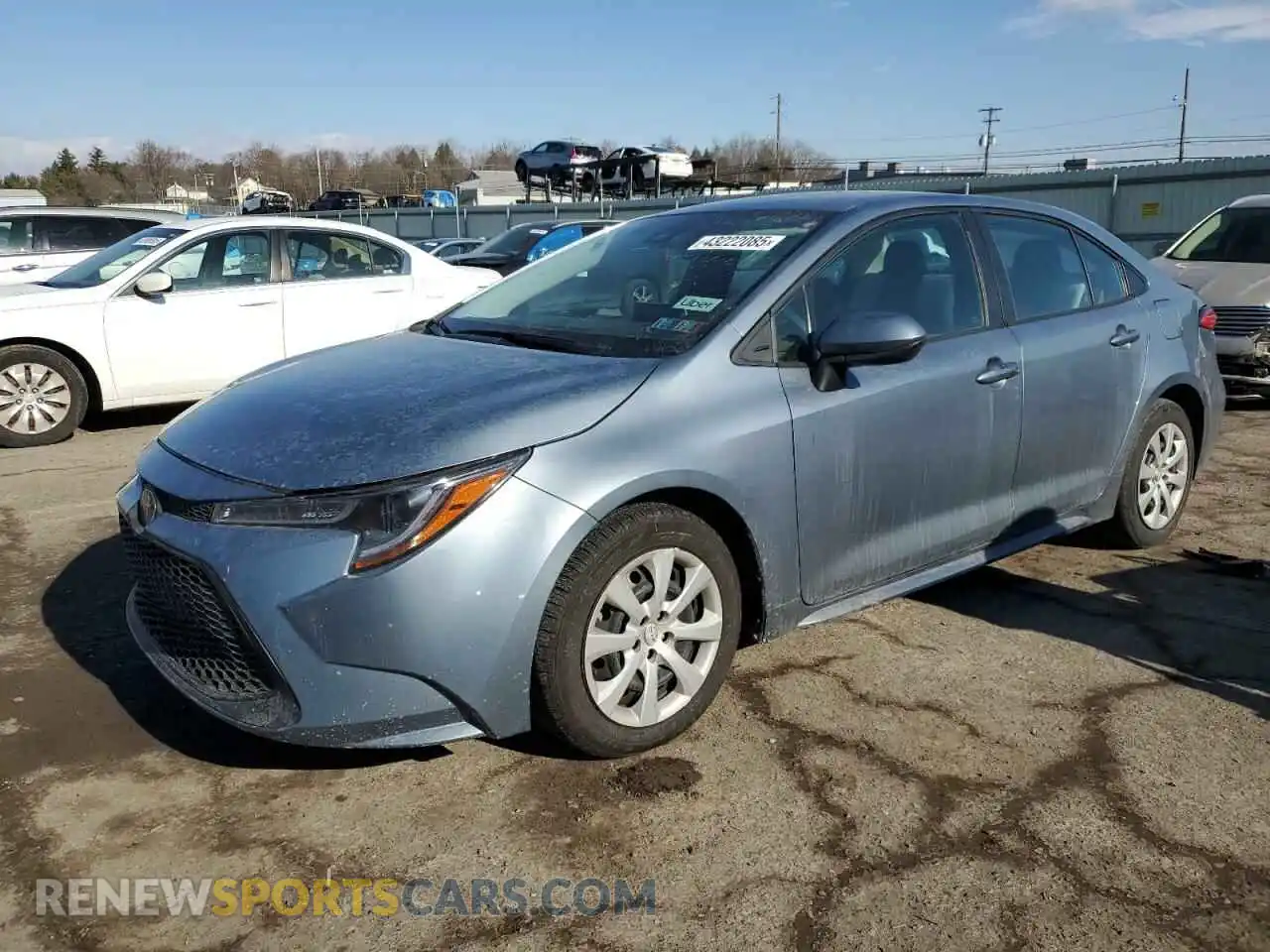 1 Photograph of a damaged car 5YFEPRAE7LP094906 TOYOTA COROLLA 2020